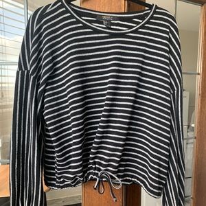 Black and white stripped sweater